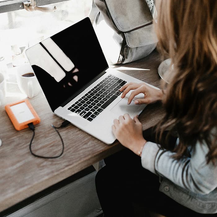 Effortless remote work on Laptop